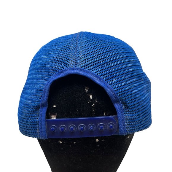 New Era Dupont Vtg Mesh Trucker Snapback Hat Cap Baseball Texas Rangers USA Made - Picture 5 of 9